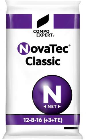 Удобрения NovaTec Classic, NPK 12-8-16+3+ME 25кг. COMPO